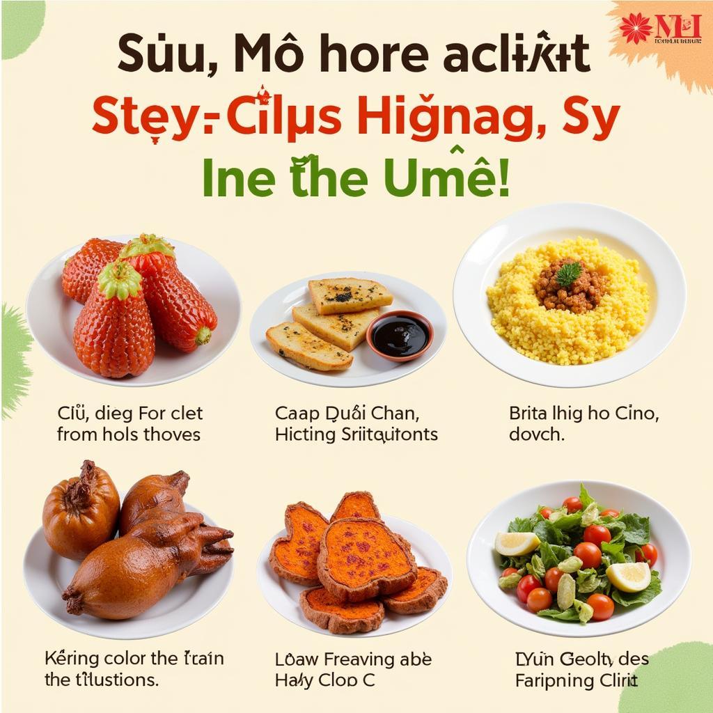 Ẩm thực đặc sắc tại khu du lịch Suối Mơ