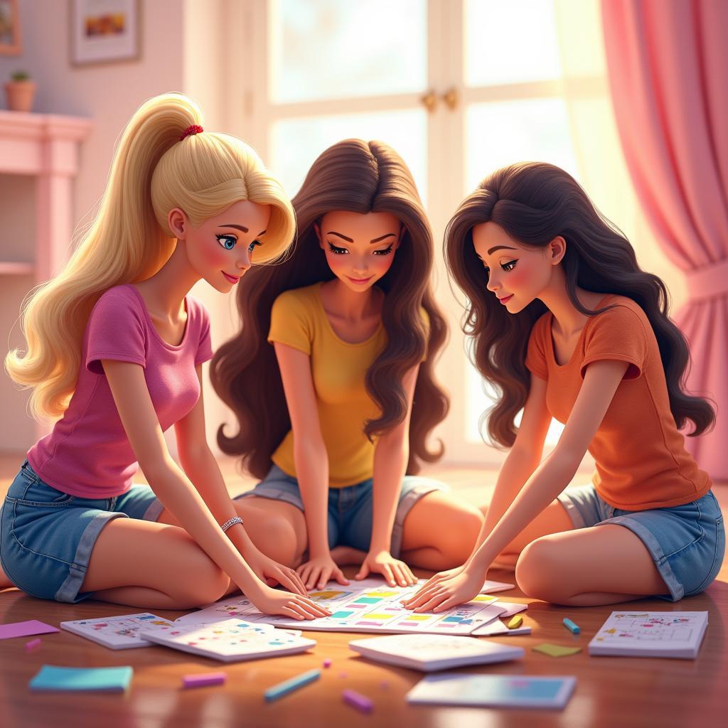 Barbie và bạn bè cùng nhau vượt qua khó khăn