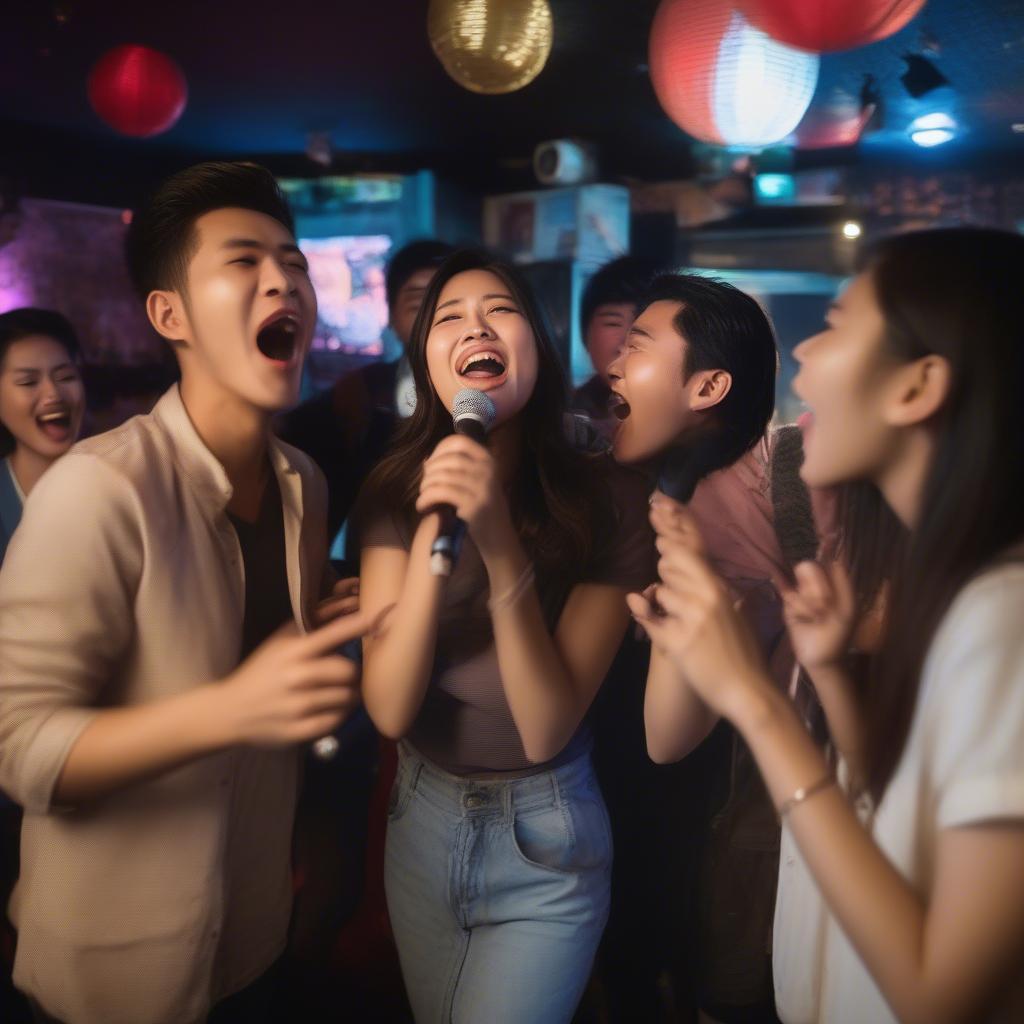 Hát karaoke 