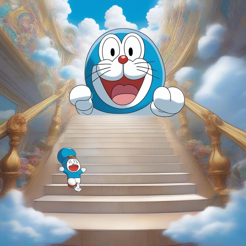 Cầu thang giấc mơ trong Doraemon