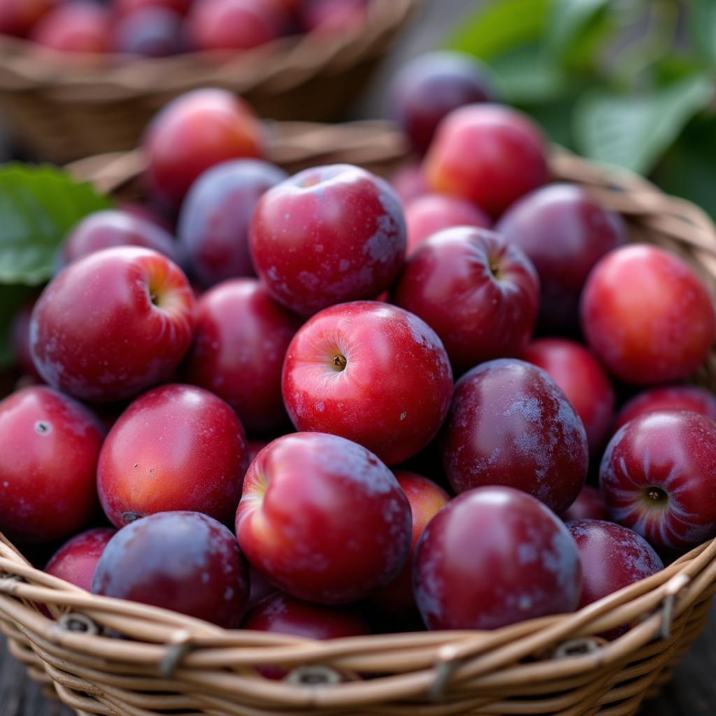 Chọn mơ chín nấu chè mơ quán