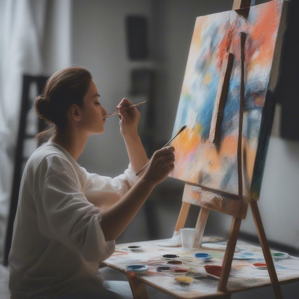 Đam mê nghệ thuật giúp vượt qua khó khăn