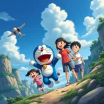 Cuộc phiêu lưu trong giấc mơ doraemon ba chàng hiệp sĩ mộng mơ phimmoi