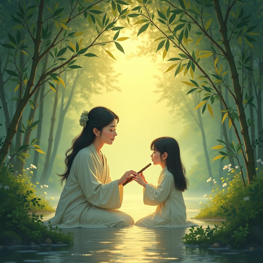 Gặp mẹ trong mơ và tiếng sáo trúc du dương