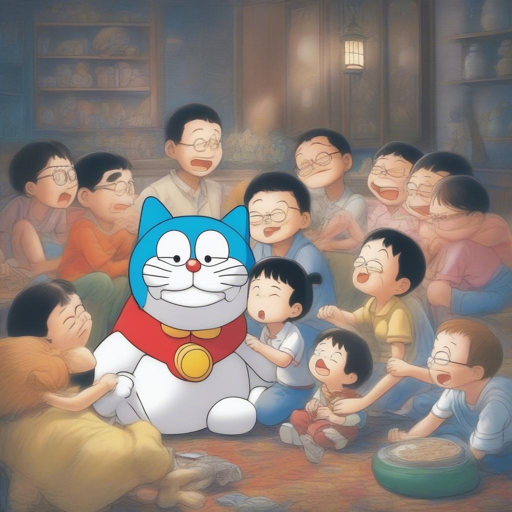 Doraemon mơ về Nobita