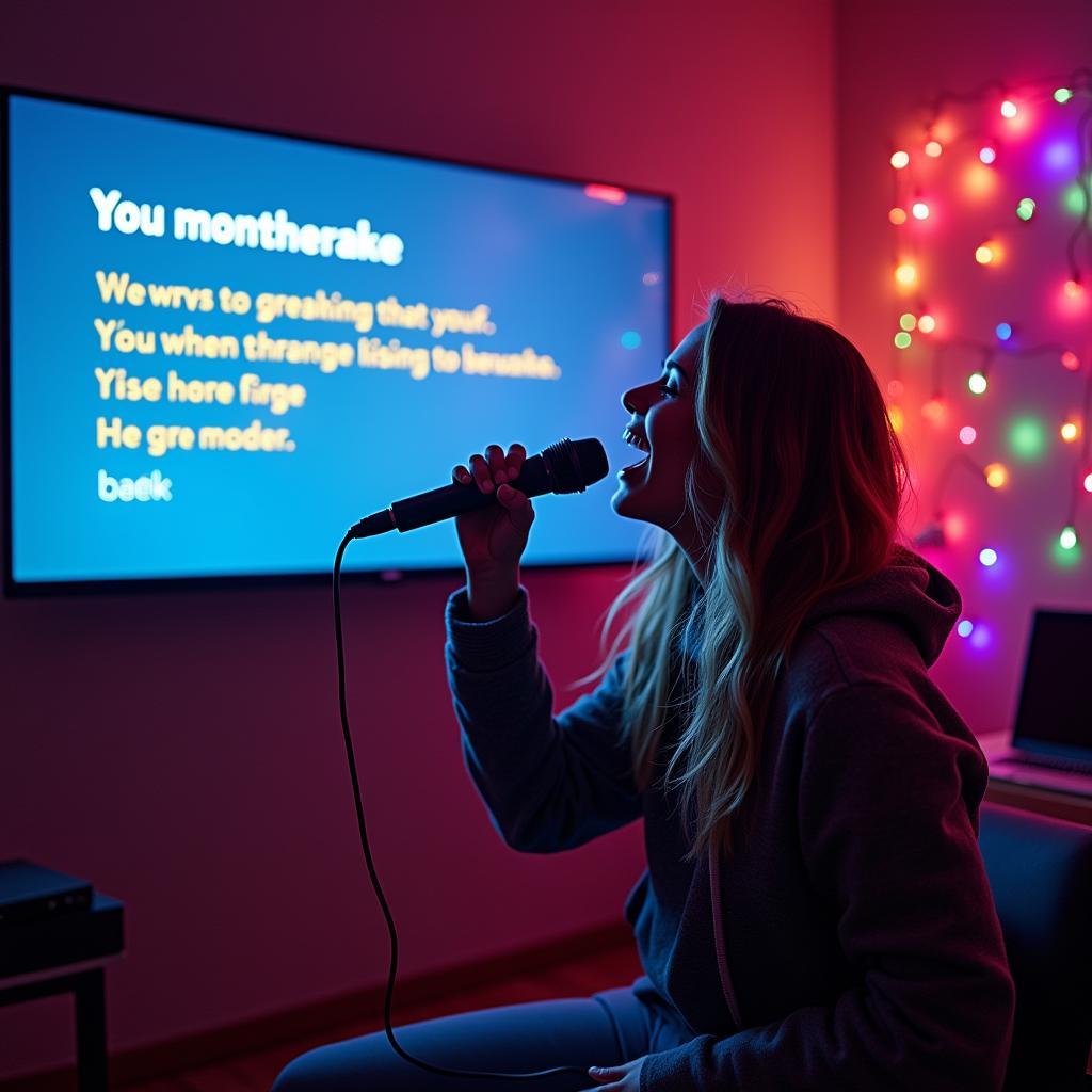 Giấc mơ hát karaoke trong phòng riêng