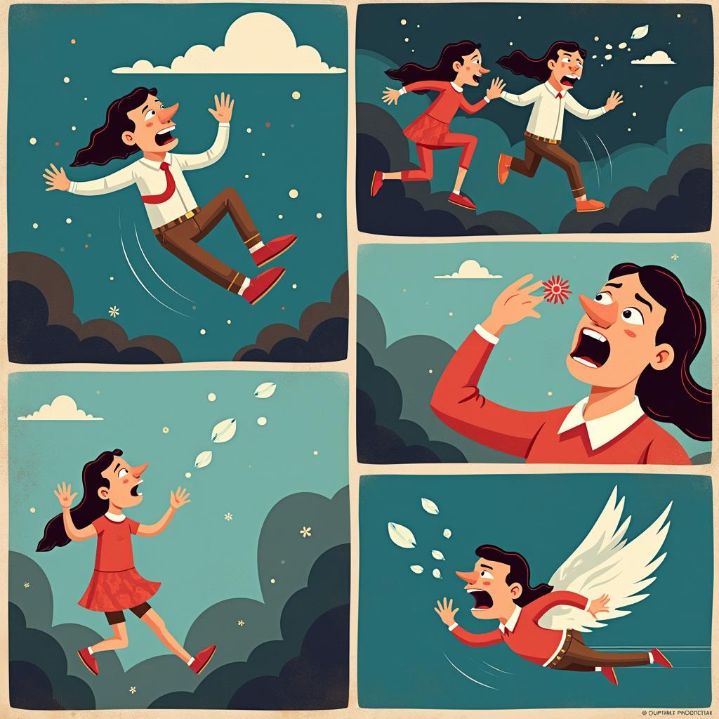 Giấc mơ phổ biến và ý nghĩa: Rơi từ trên cao, bị đuổi bắt, răng rụng...