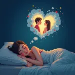 Hình ảnh minh họa cho việc giấc mơ phản ánh tình cảm