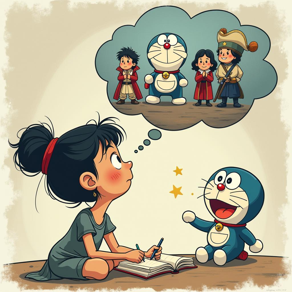 Giải mã giấc mơ doraemon ba chàng hiệp sĩ