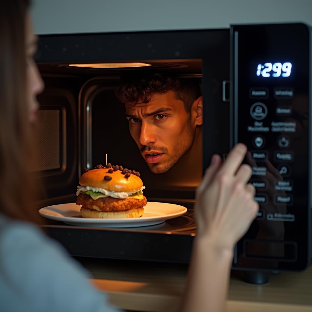 Lò vi ba trong giấc mơ: Biểu tượng của sự nóng vội hay bất an?