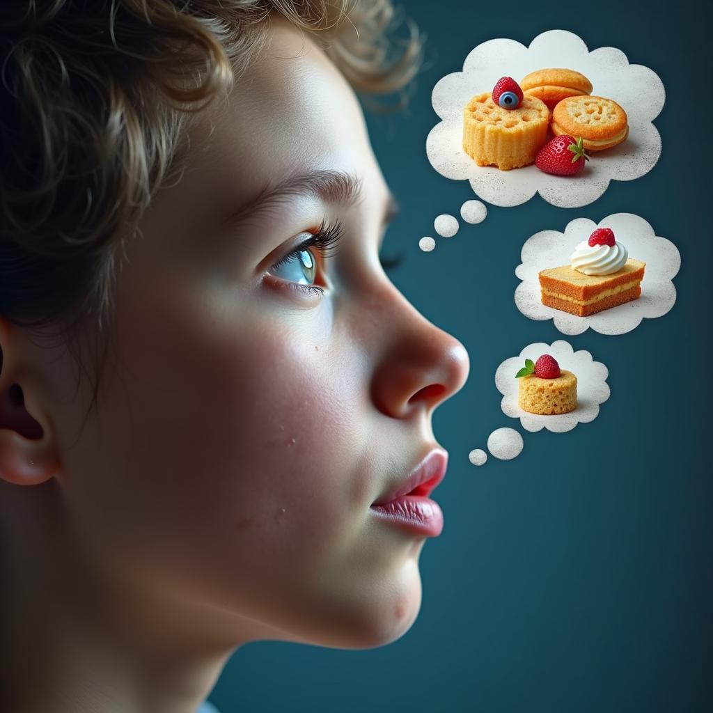 Mơ quan ăn vặt giải mã