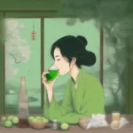 Uống rượu mơ xanh trong mơ