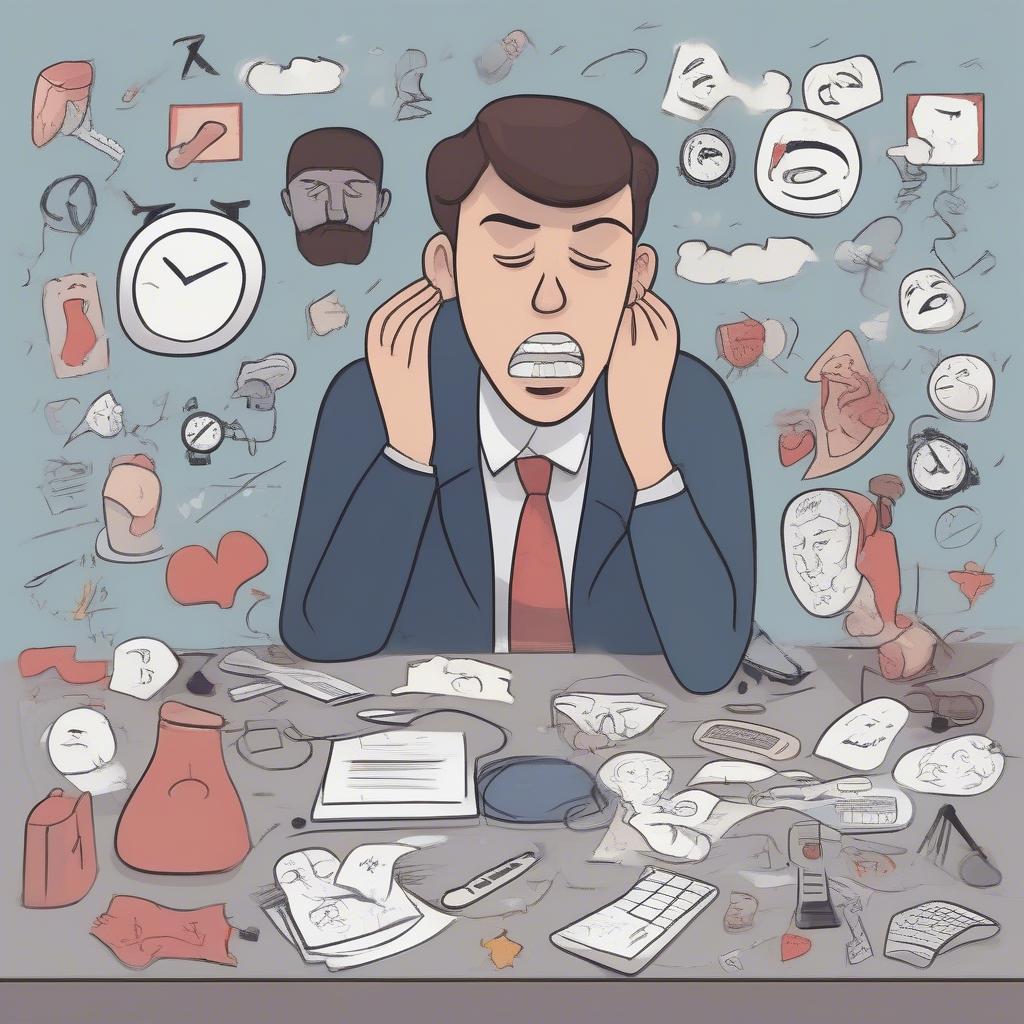 Rụng răng trong mơ do stress