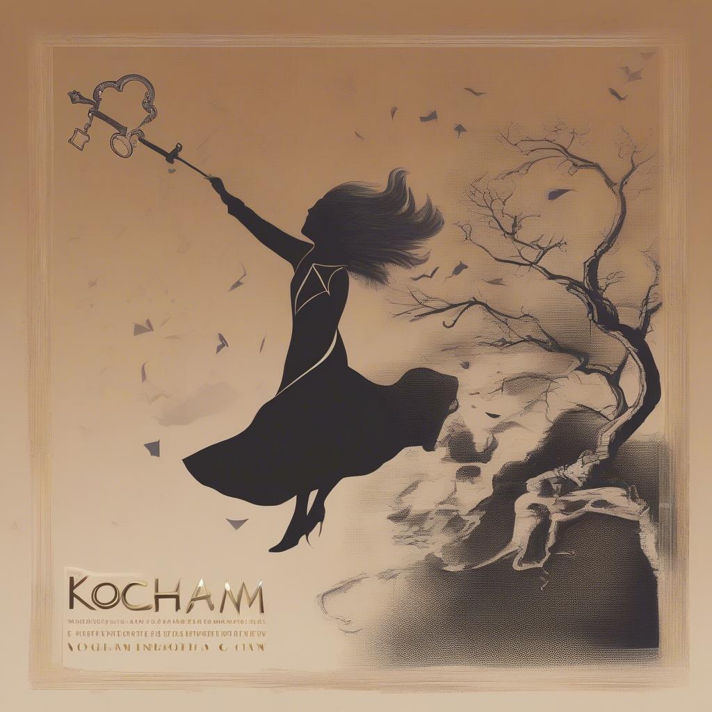 Ứng dụng giấc mơ với học bổng Kocham: Hình ảnh minh họa một người đang thực hiện ước mơ của mình, với biểu tượng Kocham và một chiếc chìa khóa.