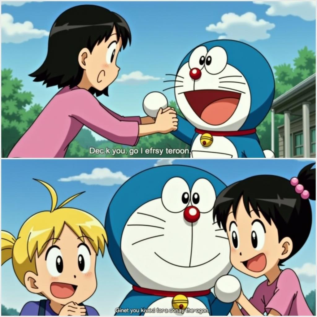 Bài học ý nghĩa từ Doraemon ba chàng hiệp sĩ tập 6