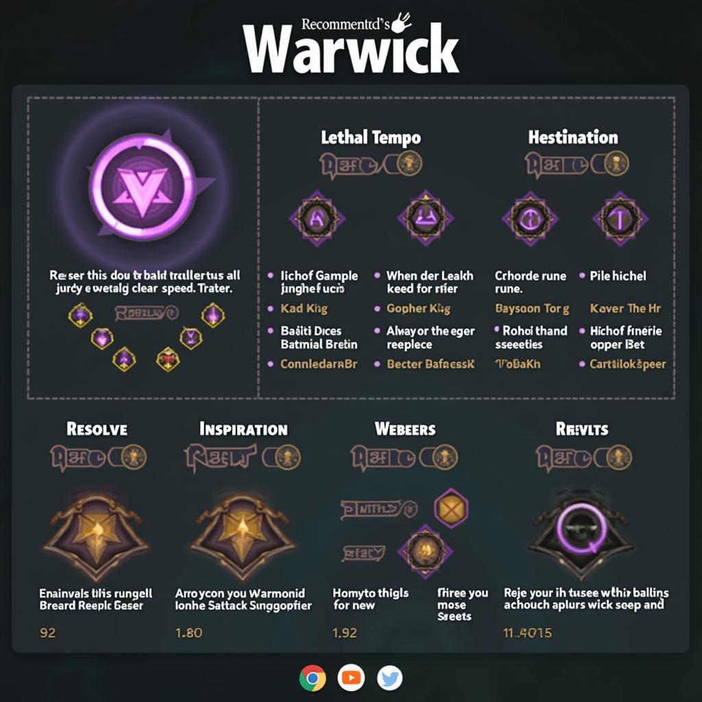 Bảng Ngọc Warwick Cho Người Mới