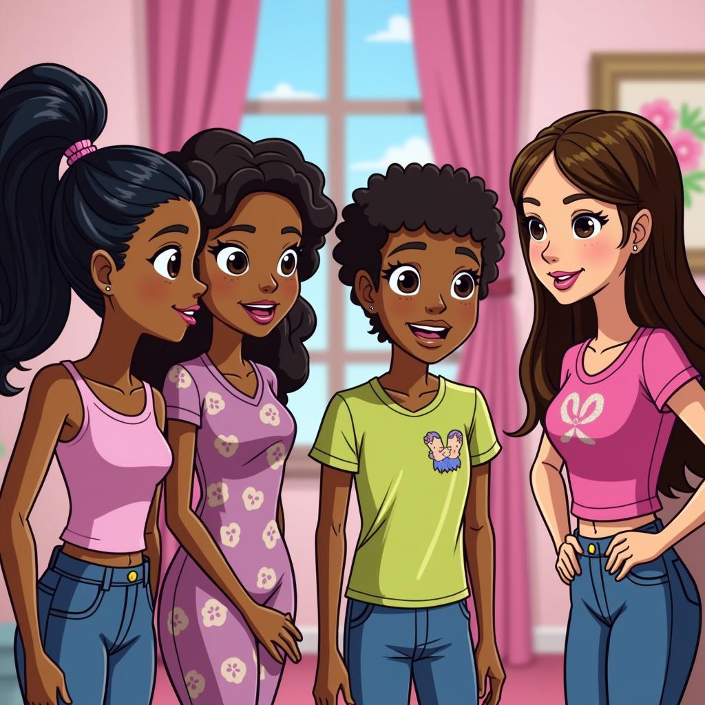 Các nhân vật trong Barbie ngôi nhà trong mơ tập 70