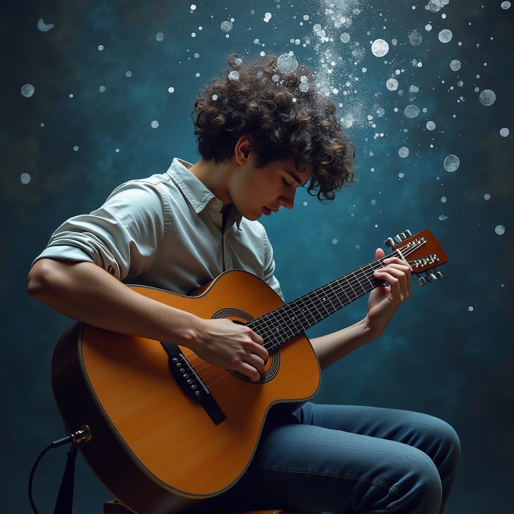 Giấc mơ sáng tác nhạc với cây đàn guitar, cảm hứng tuôn trào