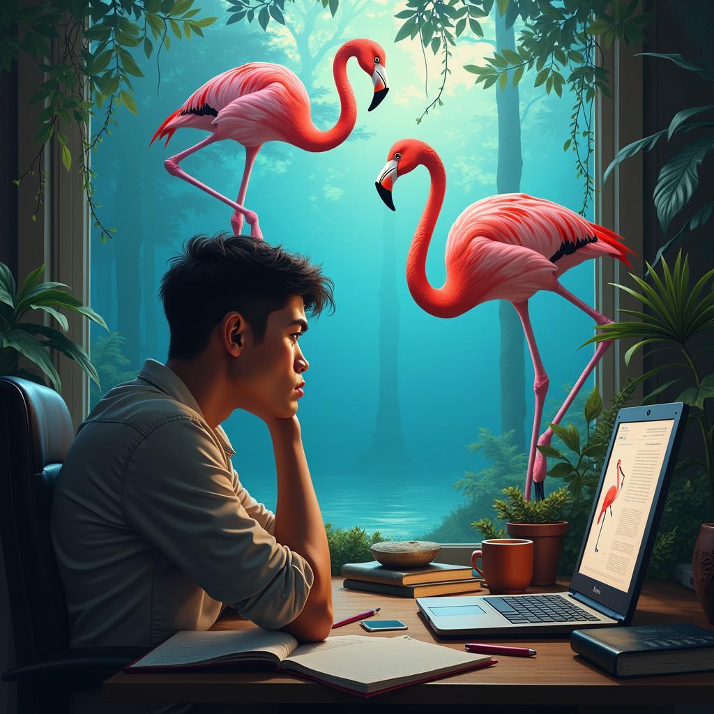 Giải mã giấc mơ thấy flamingo