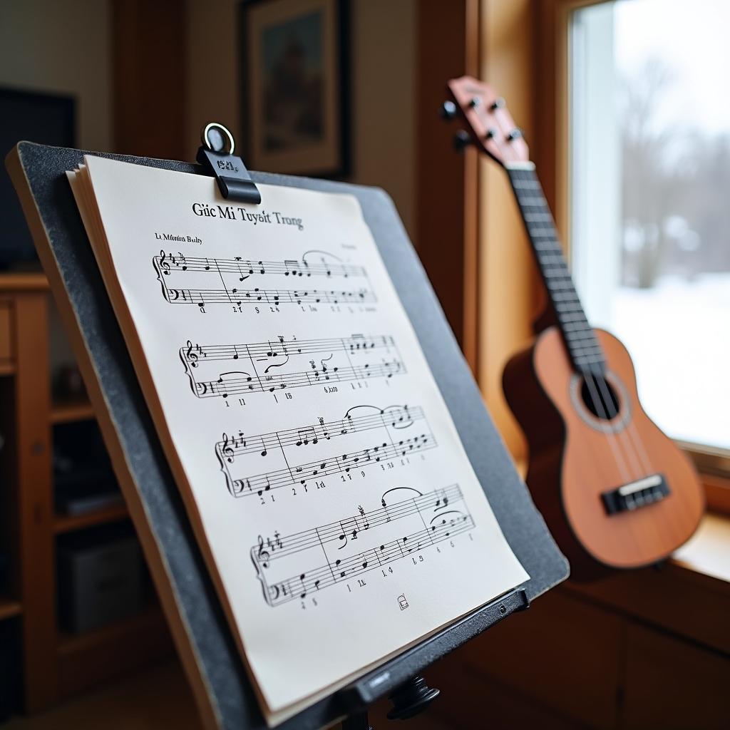 Hướng dẫn ukulele Giấc Mơ Tuyết Trắng - Tab