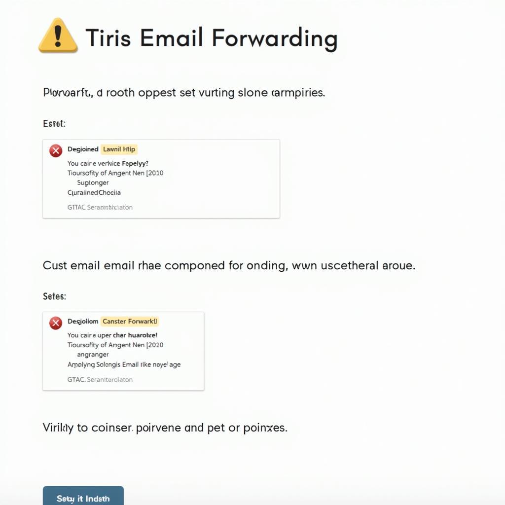 Khắc Phục Lỗi Chuyển Tiếp Email