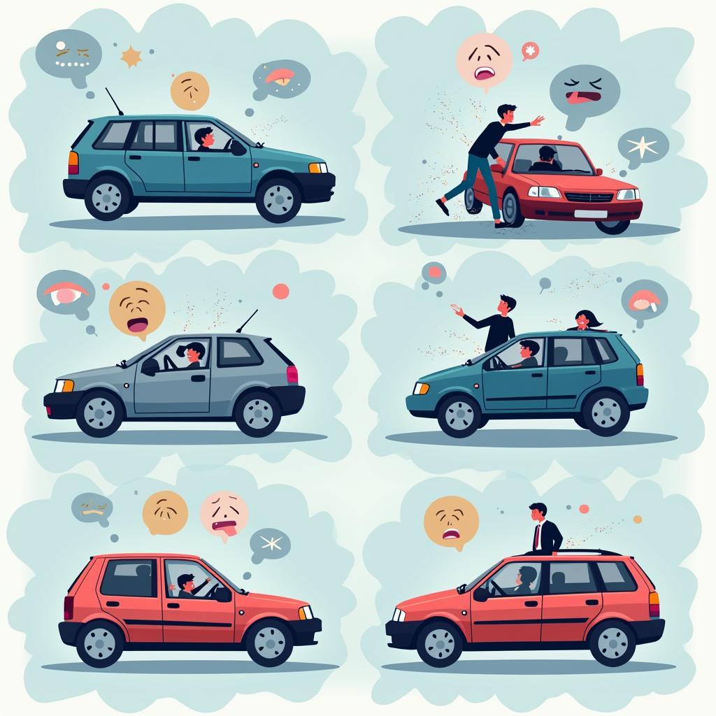 Tình huống thường gặp khi nằm mơ thấy xe hơi