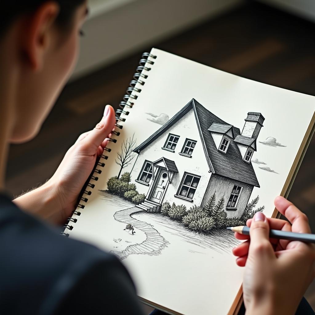 Vẽ ngôi nhà trong mơ: Biểu tượng và ý nghĩa