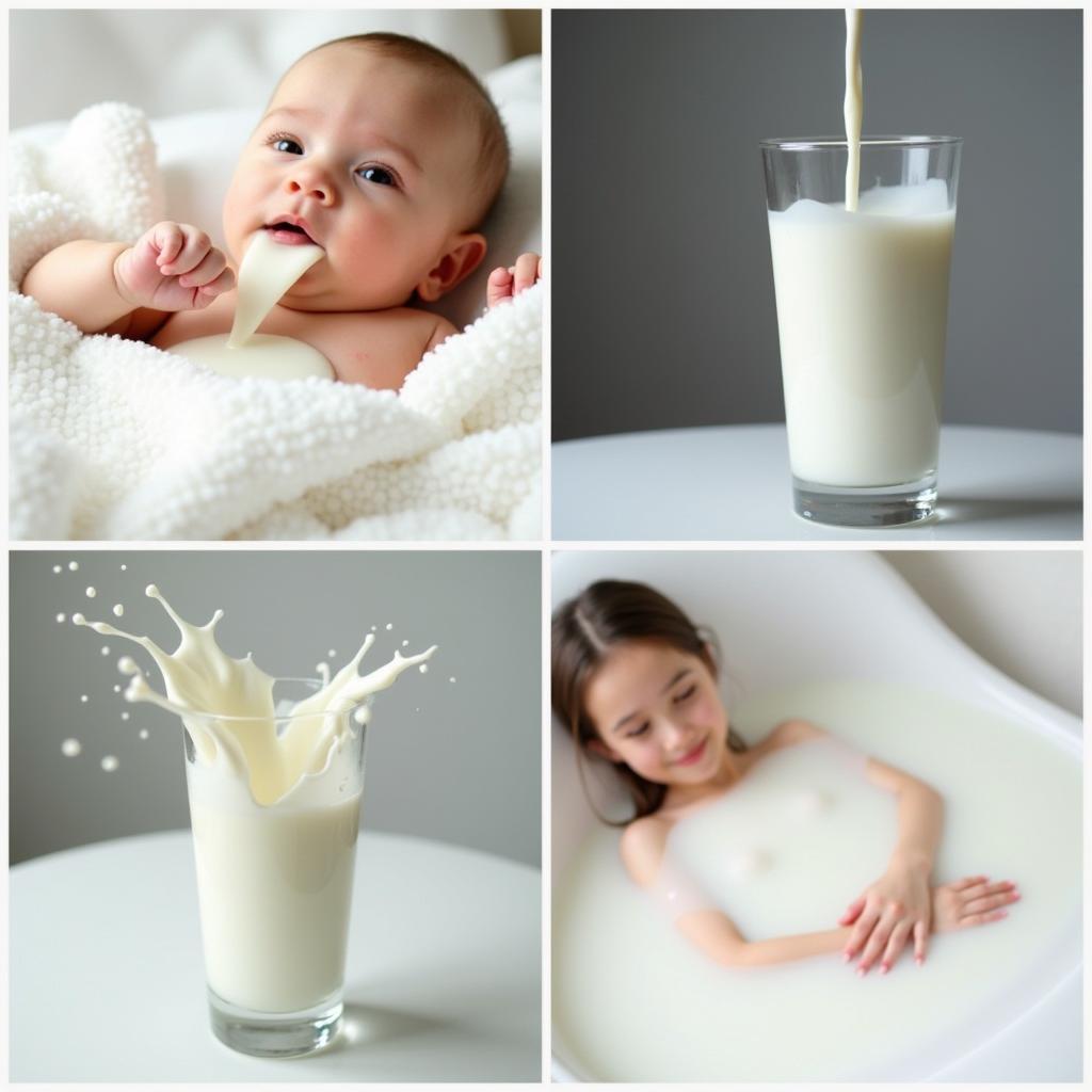 Ý nghĩa giấc mơ thấy sữa