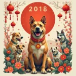 Ý nghĩa văn hóa của icon chó đất năm 2018